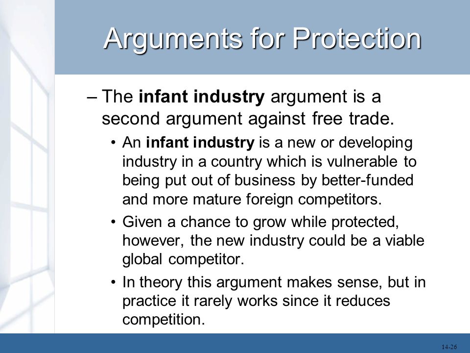 Arguments for and Against Protection | Trade Policy